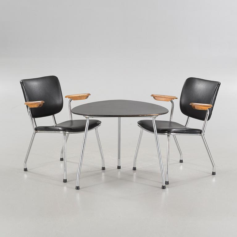 A set of office furniture by Lindqvist Verkstad AB.