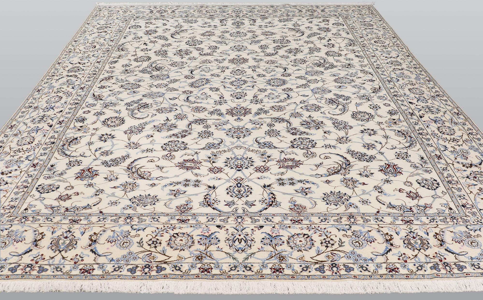 A carpet, Nain Part Silk, S.K 6LAA, 368 x 266.