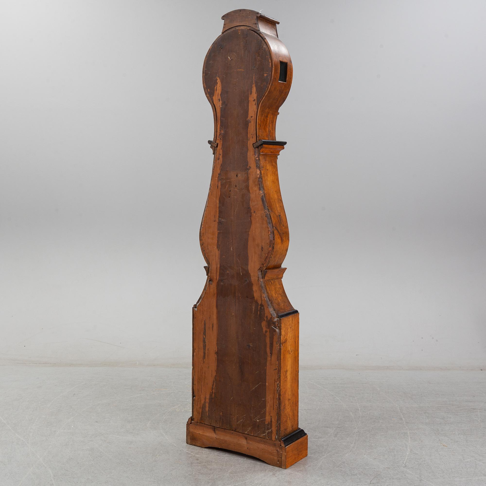 A 19th Century long case clock by Mandelgren Carlshamn.