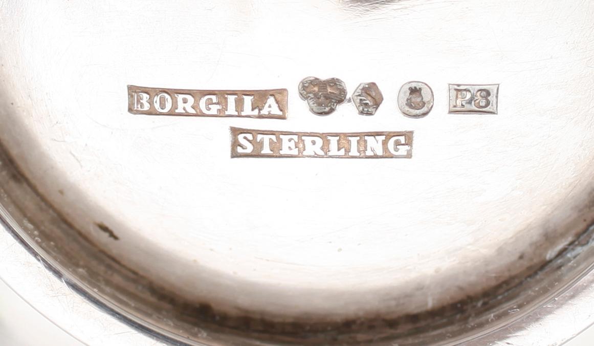SKÅLAR, 2 st, silver, bl a Borgila, 1930-/40-tal. Vikt ca 300 gram.
