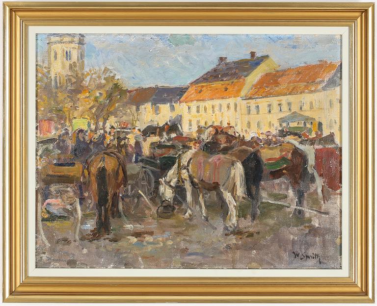 WILHELM SMITH, olja på duk, signerad.