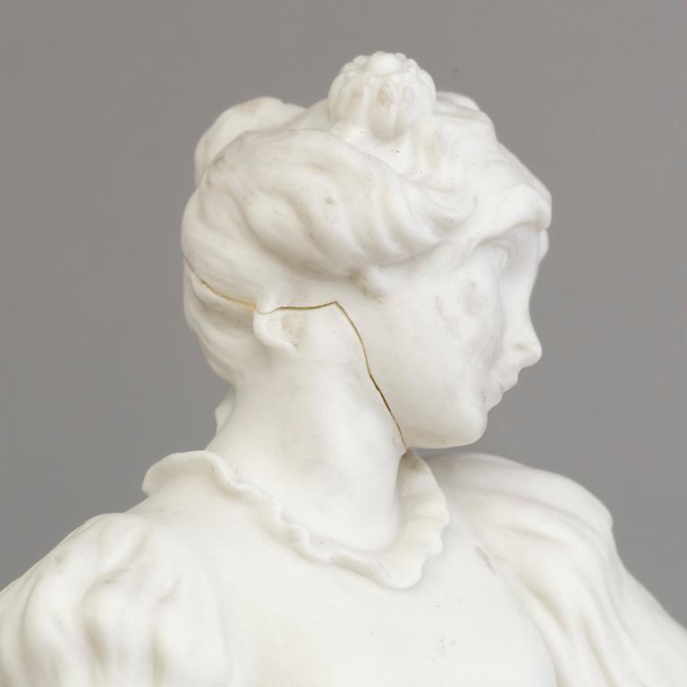 FOUR PARIAN FIGURES, Gustafsberg, ca 1900.