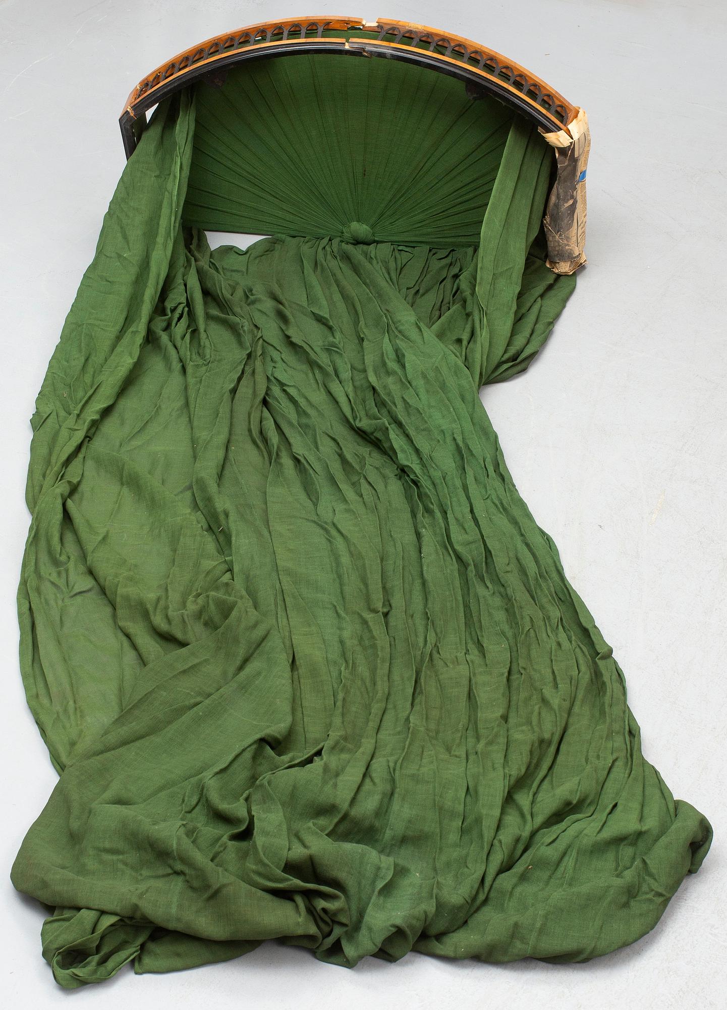 A mid 19th century Biedermeier bedframe.