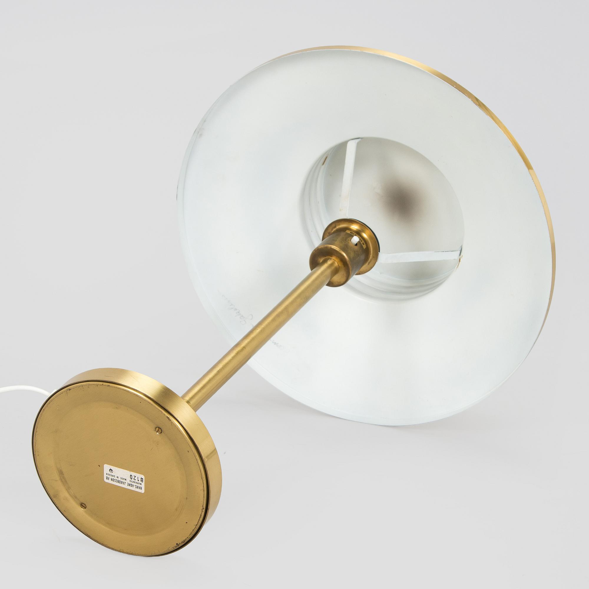Hans-Agne Jakobsson, bordslampa, modell B-120, Markaryd Sverige.