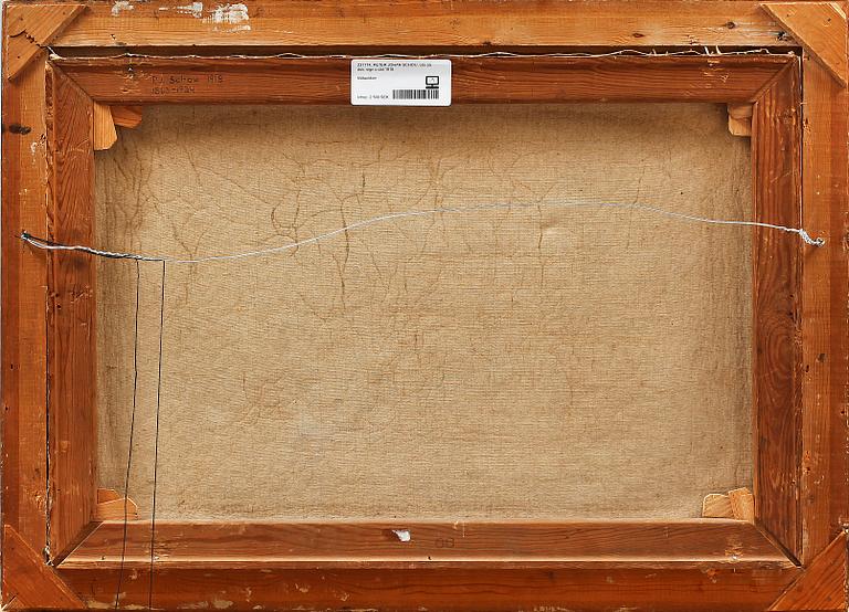 PETER JOHAN SCHOU , olja på duk, sign o dat 1918.
