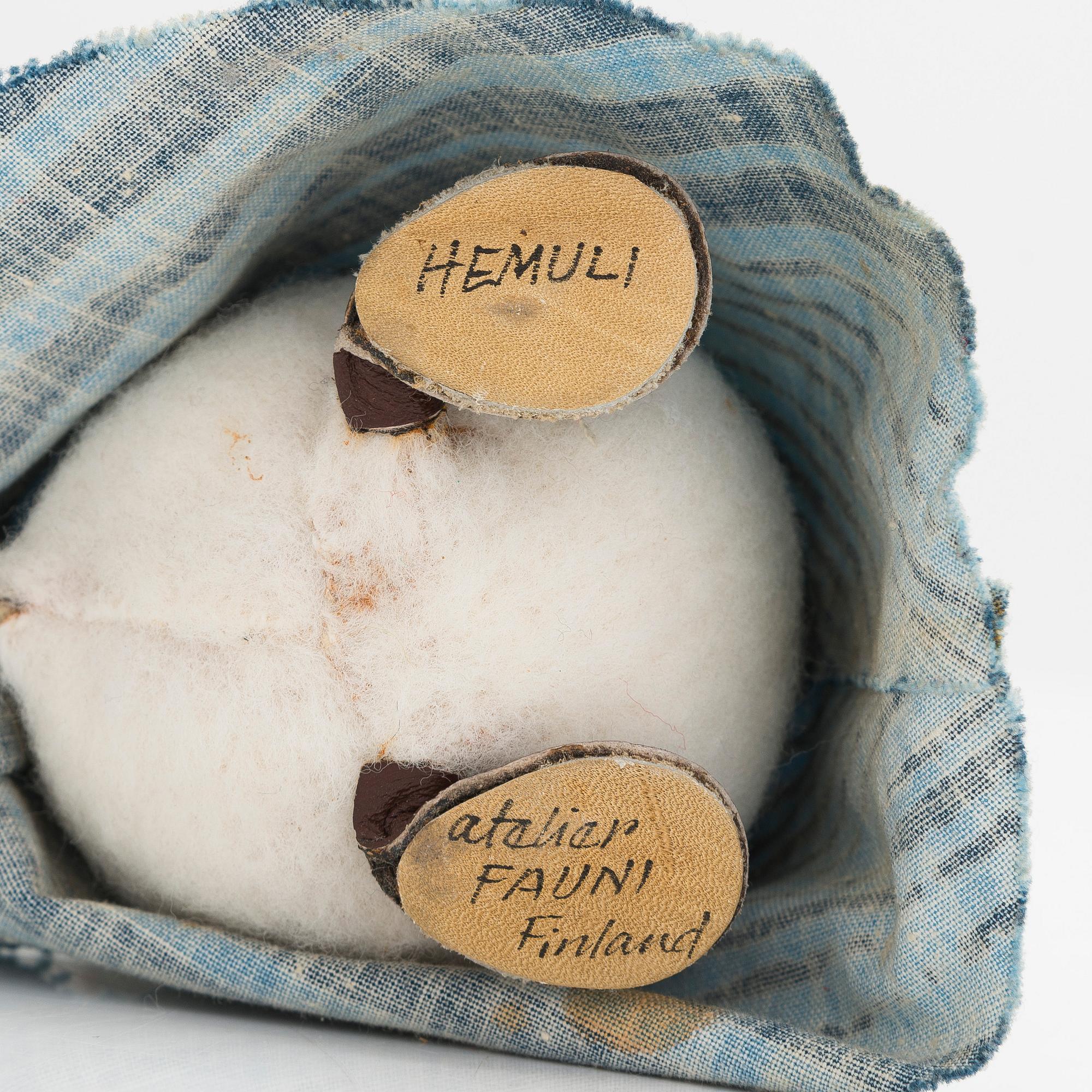 Atelier Fauni, Muminfigur, "Hemulen" Ateljée Fauni, 1950/60-tal.