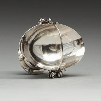 GEORG JENSEN, skål, Köpenhamn 1933-44, sterling.