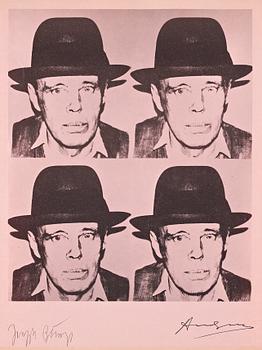 319. Andy Warhol After, "Josef Beuys".