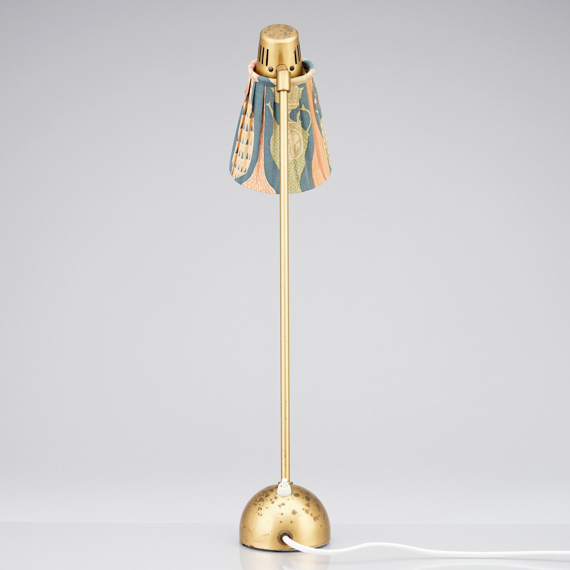 Hans Bergström, bordslampa, modell "712", ateljé Lyktan, Åhus 1950-tal.