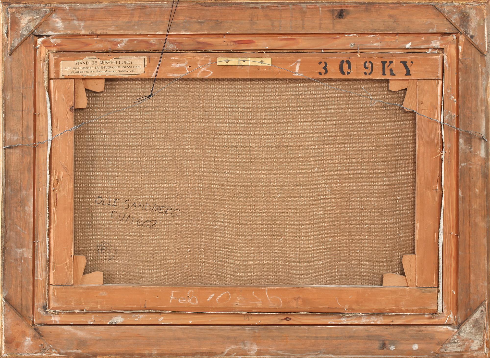 ANDERS ANDERSEN-LUNDBY, olja på duk, signerad.