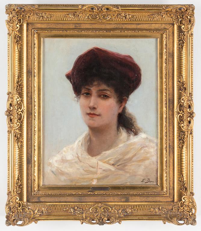 ÉDOUARD BISSON, oil on canvas, signed.