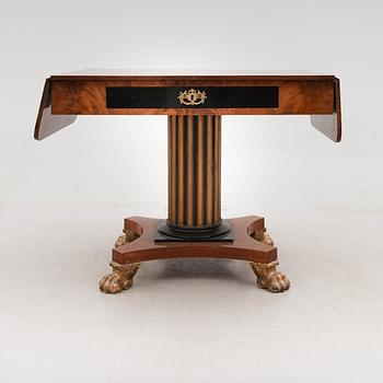 SALONGSBORD, empire, 1800-talets första hälft, signerat I.S.
