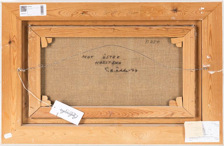 GUSTAF ADOLF FAHLE, olja på duk, signerad.