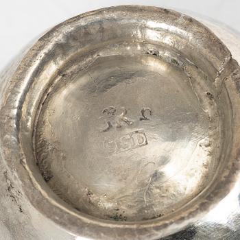 Supkoppar, 7 st, silver, 1700-1800-tal.