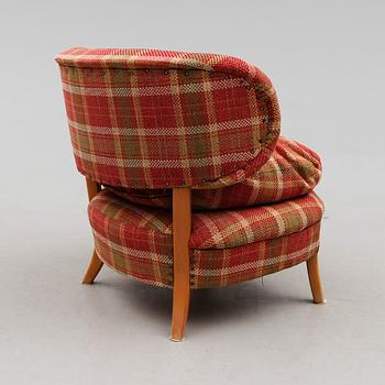 FÅTÖLJ, Otto Schultz för JIO Möbler Jönköping, 1940-/50-tal.