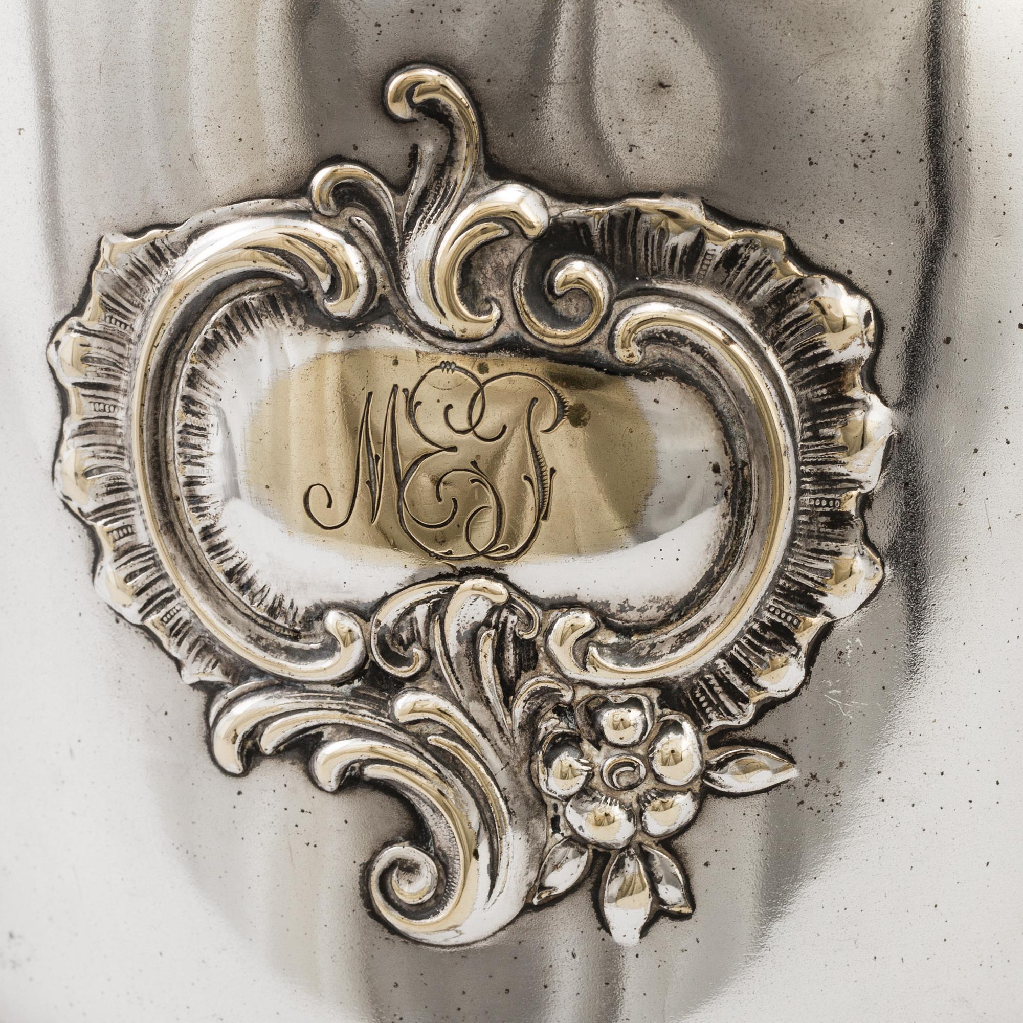 A silver plated wine cooler by WMF early 20th century.