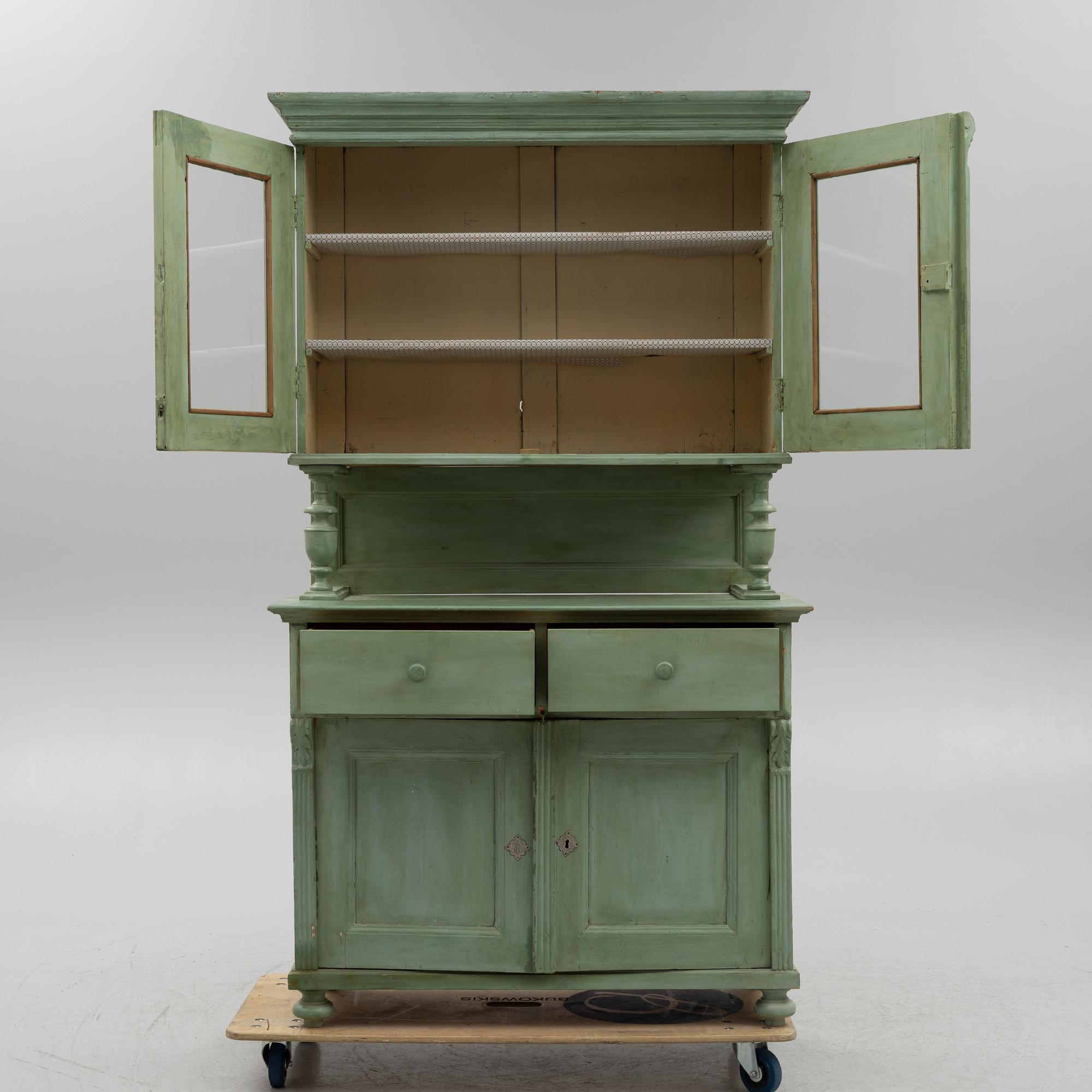 A cabinet, late 19th century.