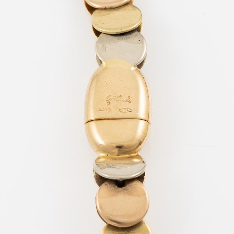 Gio Caroli, bracelet, 18K gold multi-coloured.