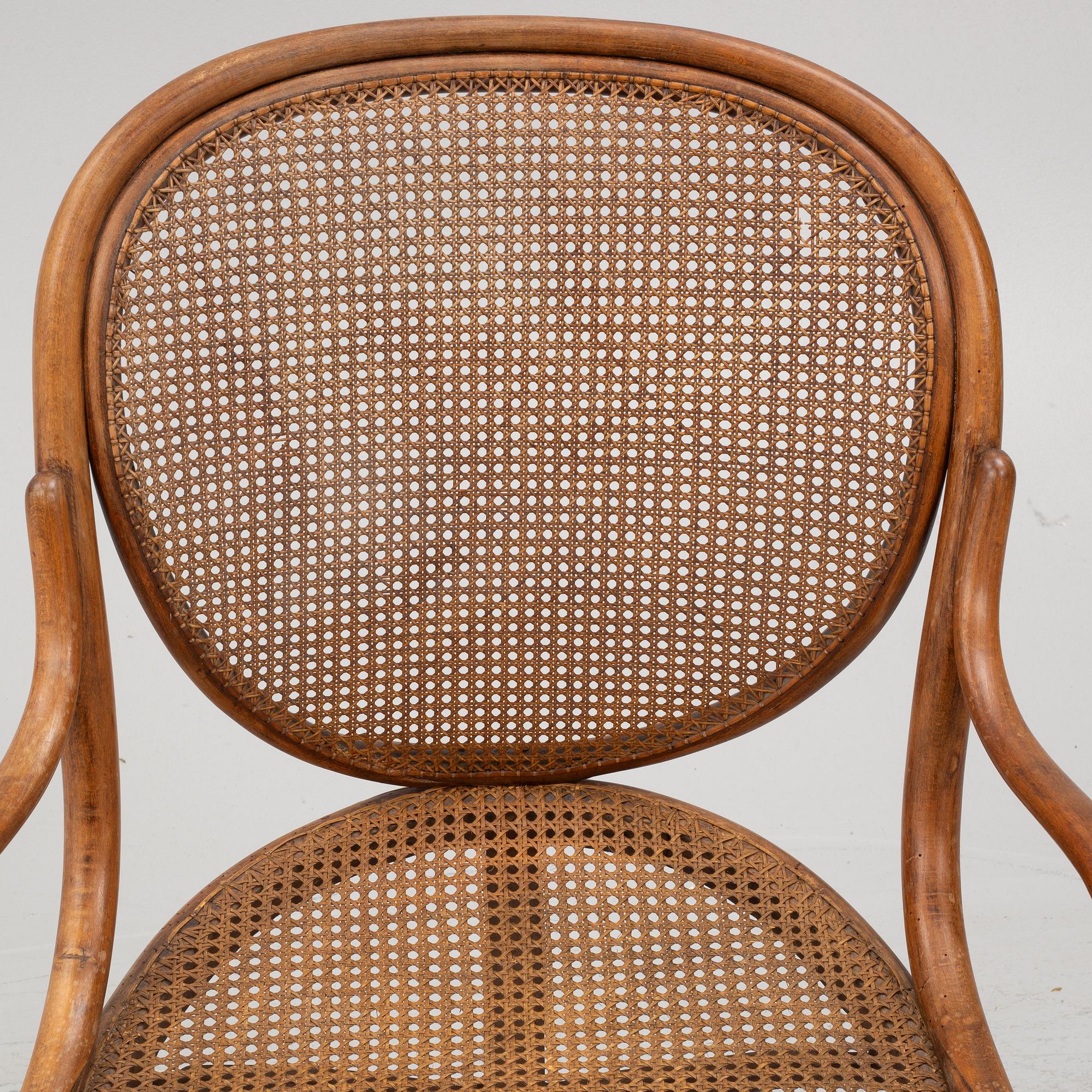 Michael Thonet, office chair, "Revolving rocking chair", Vienna 1888.