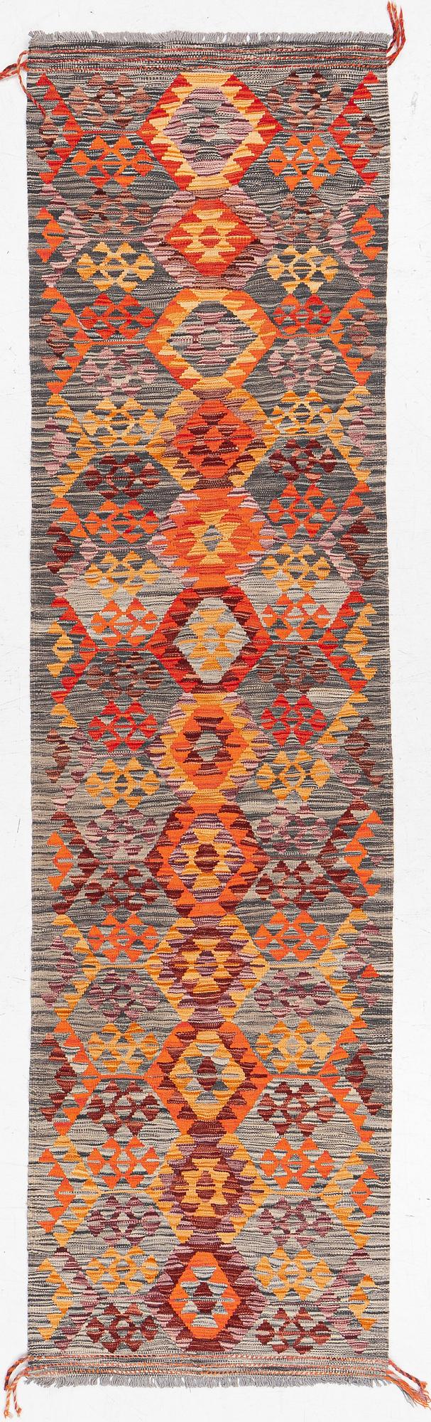 Gallery rug, Kelim, modern, approx. 300 x 81 cm.