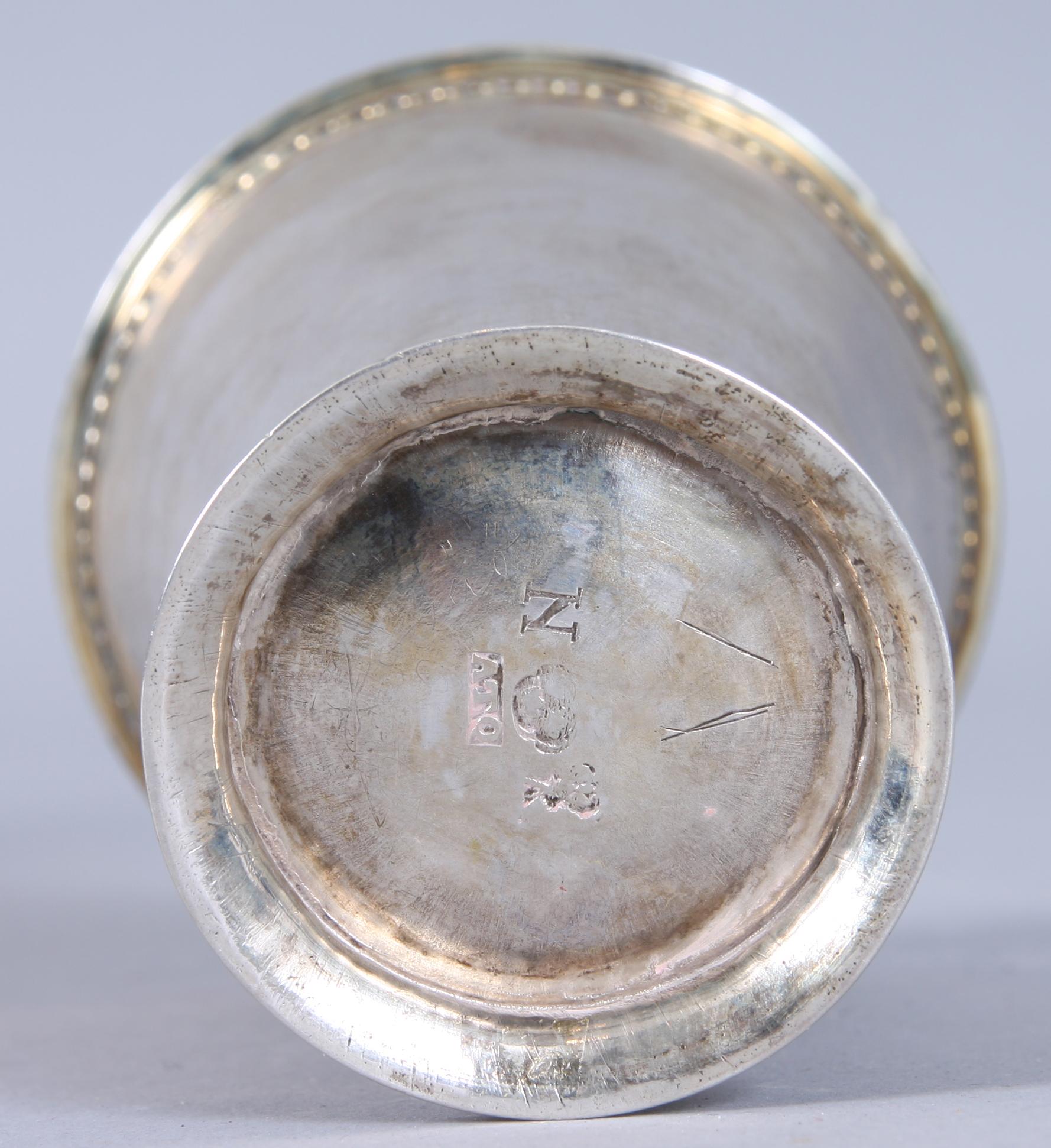PARTI BÄGARE, 8 st, silver, bl a 1771, otydliga mästarstämplar. 303 gram.