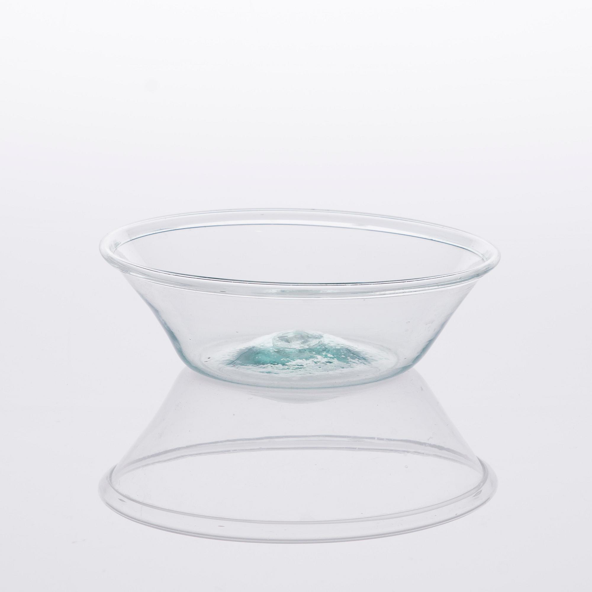 FILBUNKAR, 2 ST, glas, 1800-talets slut.