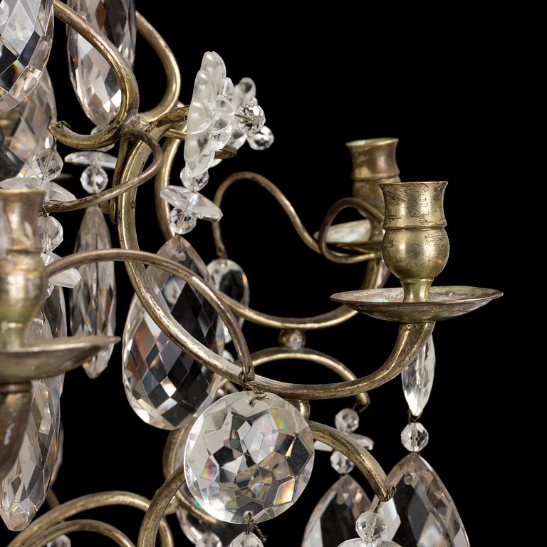 A first half of the 20th century rococo style chandelier.