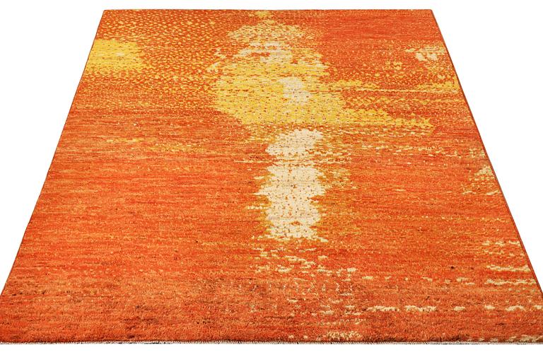 A modern design Moroccan carpet, a. 296 x 206 cm.