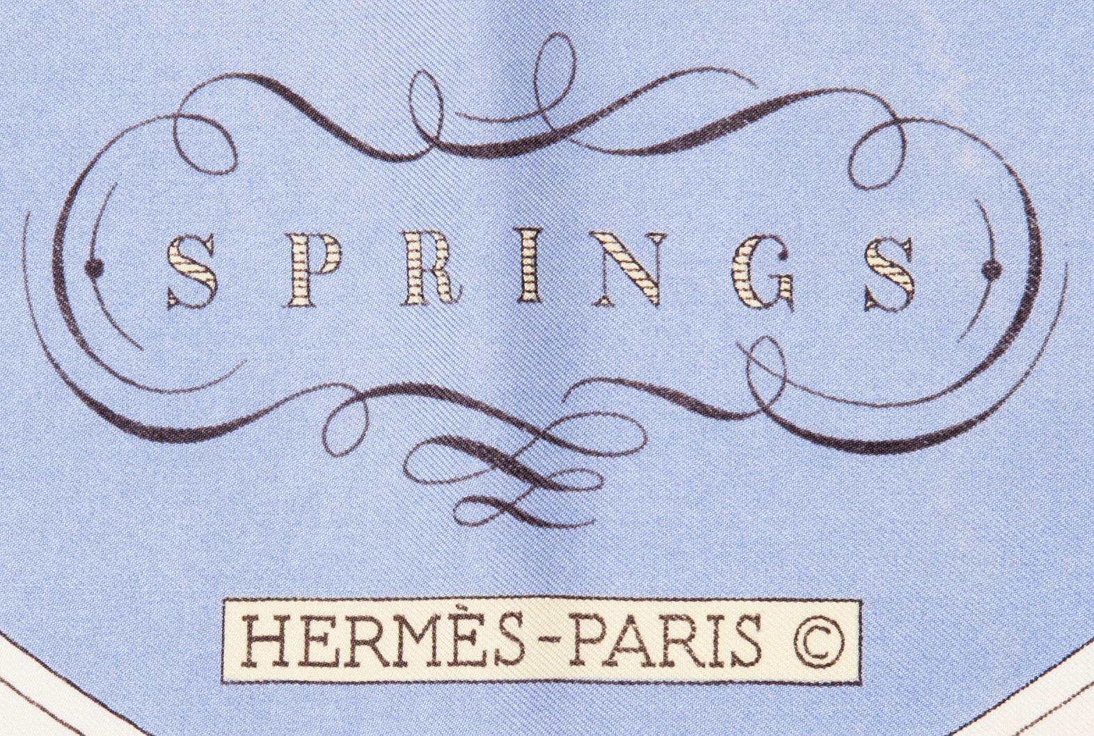 SCARF, "Springs", Hermès.