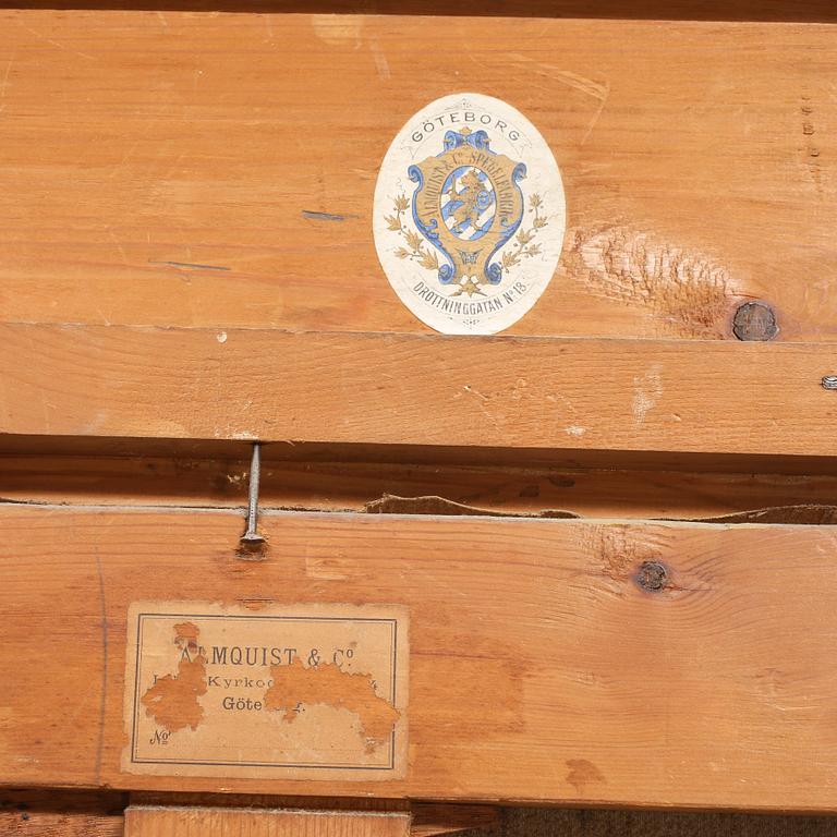 OKÄND KONSTNÄR, olja på duk, signerad C Bergmann? omkring sekelskiftet 1900.