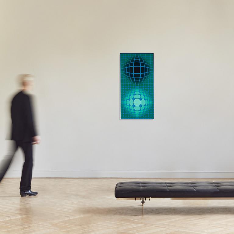 Victor Vasarely, "OLTAR-ZOELD".