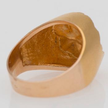 RING, Devil´s Wheel, 14K guld, Björn Weckström, Lapponia 1973. Vikt 8,9 g.