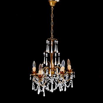 A 1970's chandelier/ceiling lamp.