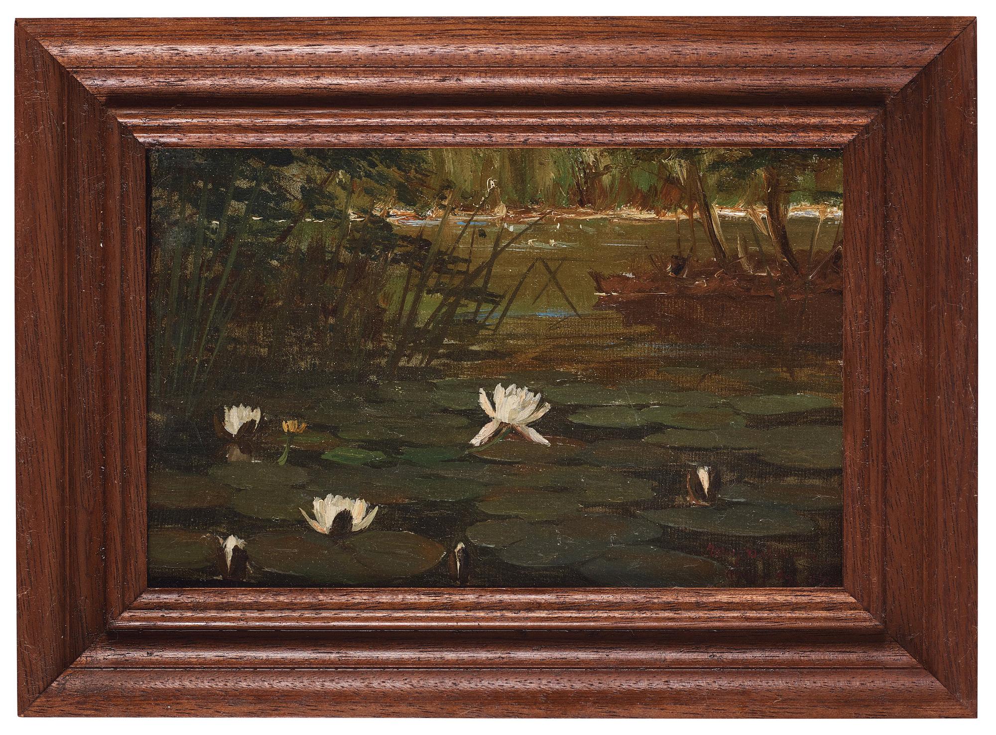 Wilhelm Dahlbom, Water lilies.