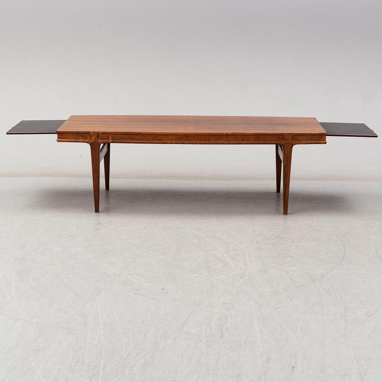 A 1960s rosewood and rosewood veneer coffee table by Johannes Andersen.