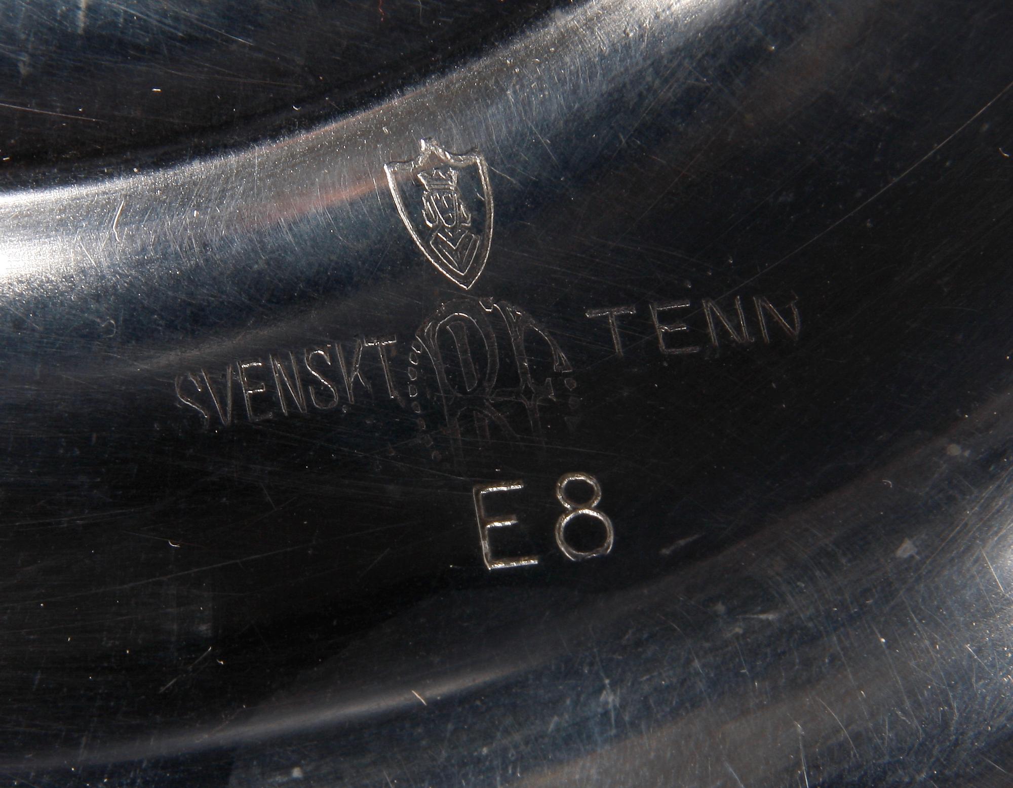 KANDELABRAR, ett par, tenn. 1931.