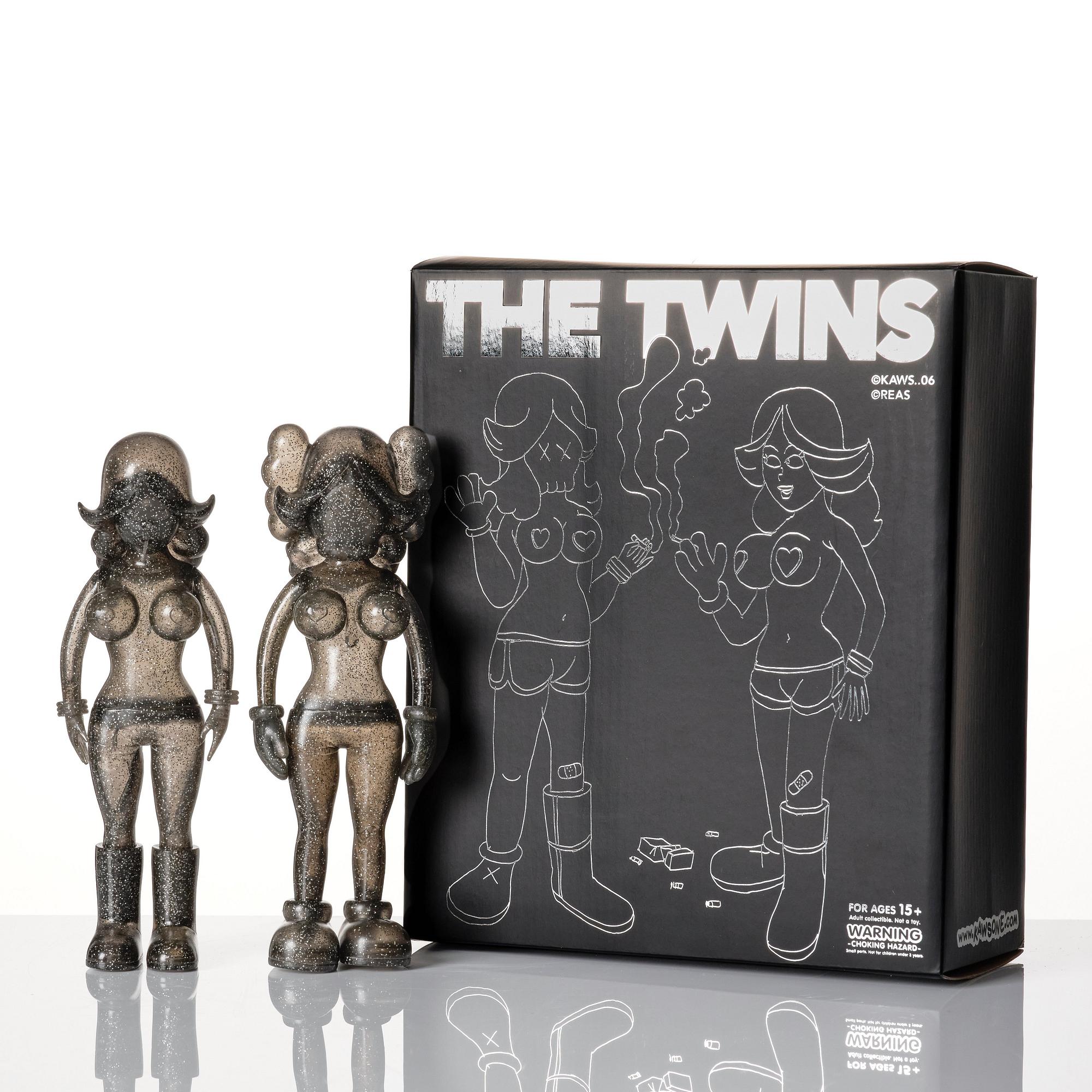 KAWS x REAS (Todd James), The Twins (Glitter Variant).