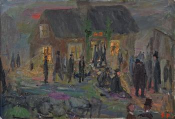 Ragnar Person, "Break from the party - motif from a wedding" .