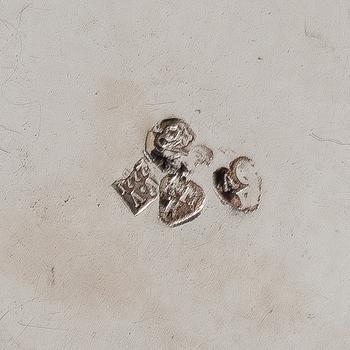 Bägare, silver, icke identifierad mästare, Moskva 1777.