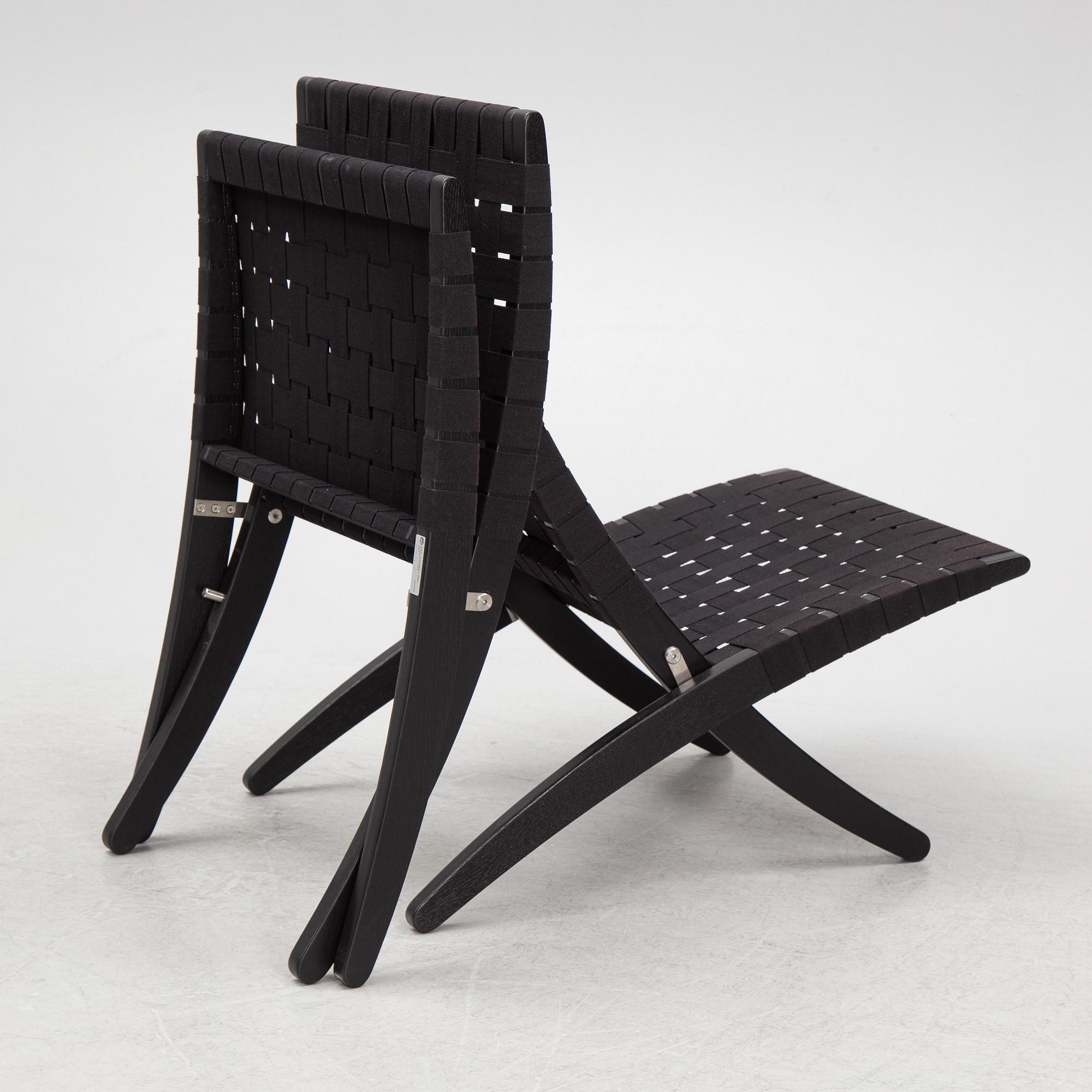 Morten Gøttler, armchairs, a pair, Cuba Chair, Carl Hansen, Denmark.