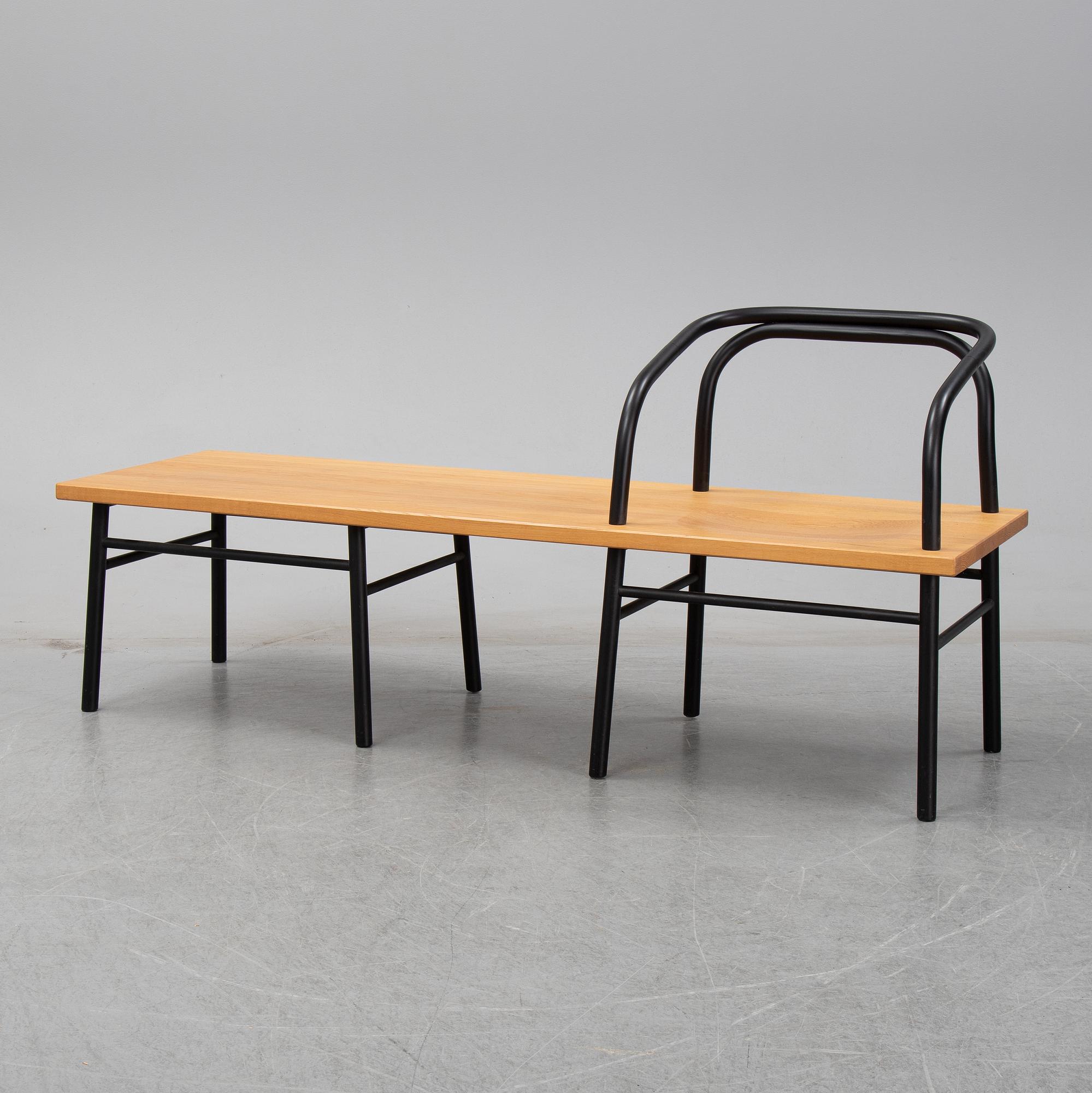 Sam Hecht, "Table, bench, chair", bänk, Established & Sons, 2009.