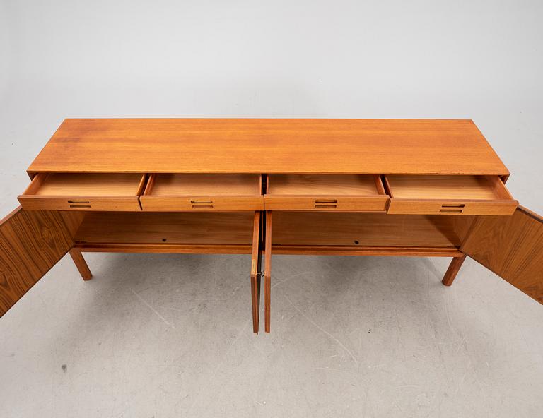 Bertil Fridhagen, a teak sideboard, Bodafors, Sweden, second half of the 20th century.