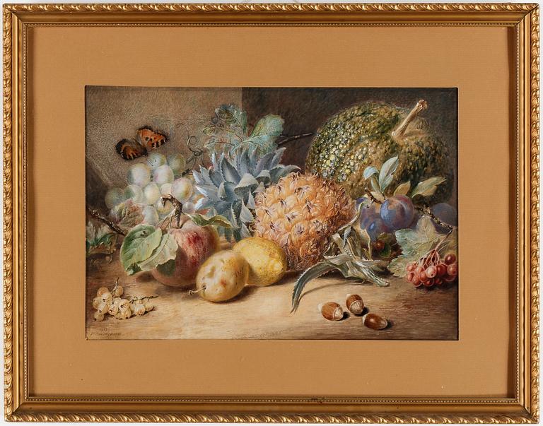 VALENTINE BARTHOLOMEW, akvarell, signerad och daterad 1859.