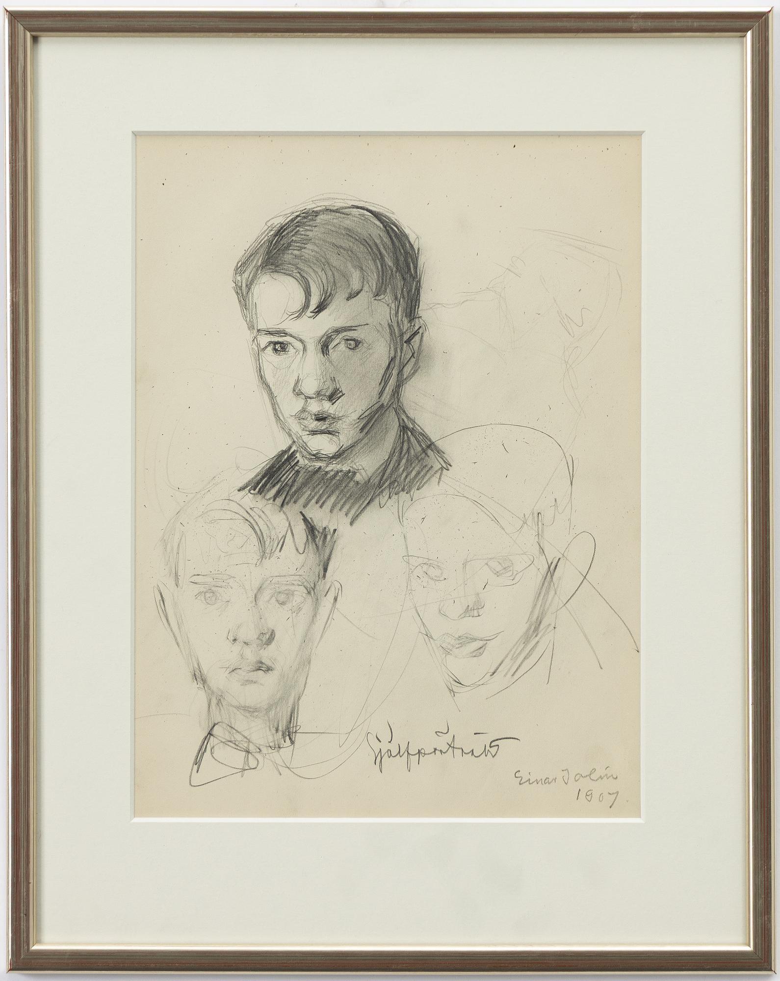 Einar Jolin, "Självporträtt".