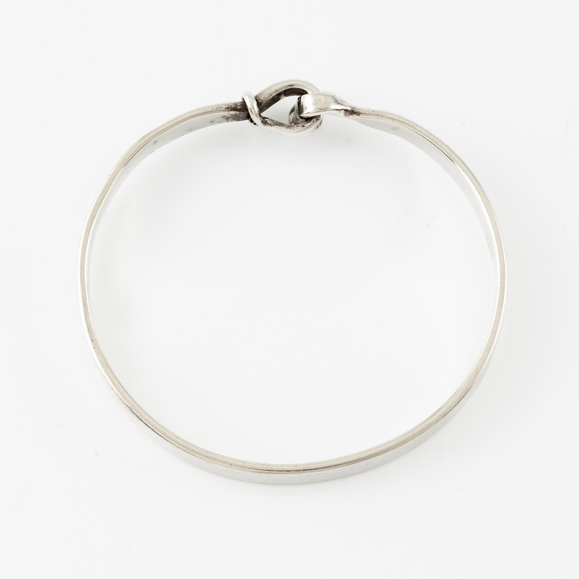 Vivianna Torun Bülow-Hübe, armband, sterlingsilver, Frankrike 1950-tal.