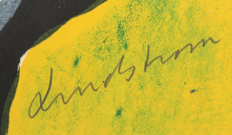 Bengt Lindström lithograph signed and numbered 50/150.