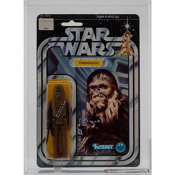 STAR WARS, Chewbacca, 12 back-c, AFA 75 EX+/NM, Kenner 1978.