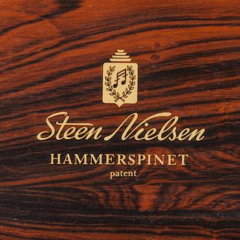 SPINETT, "Hammerspinet", Steen Nielsen, Danmark. 1960/70-tal. CITES-intyg medföljer.