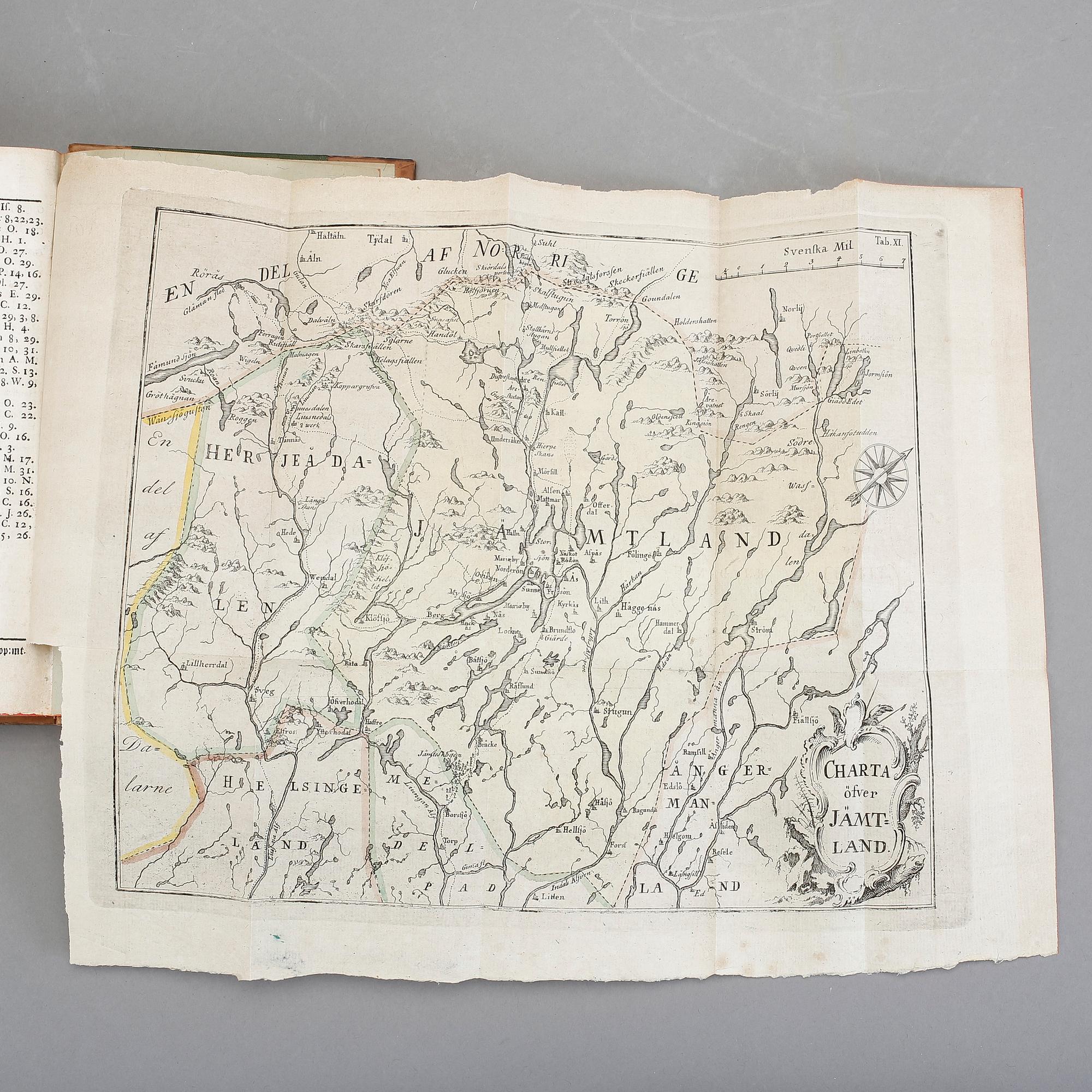 ABRAHAM HÜLPHERS, Samlingar til en beskrifning öfwer Norrland, andra samlingen om Jämtland, Västerås 1775.