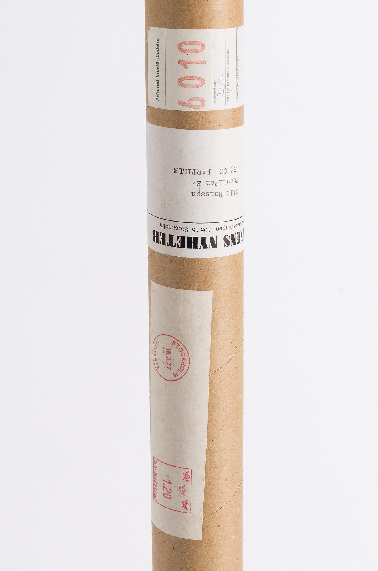 OTTO NIELSEN, an offset vintage poster, SAS Scandinavian Airlines System, J. Chr. Sörensen & Co., Denmark, 1950's/60's.